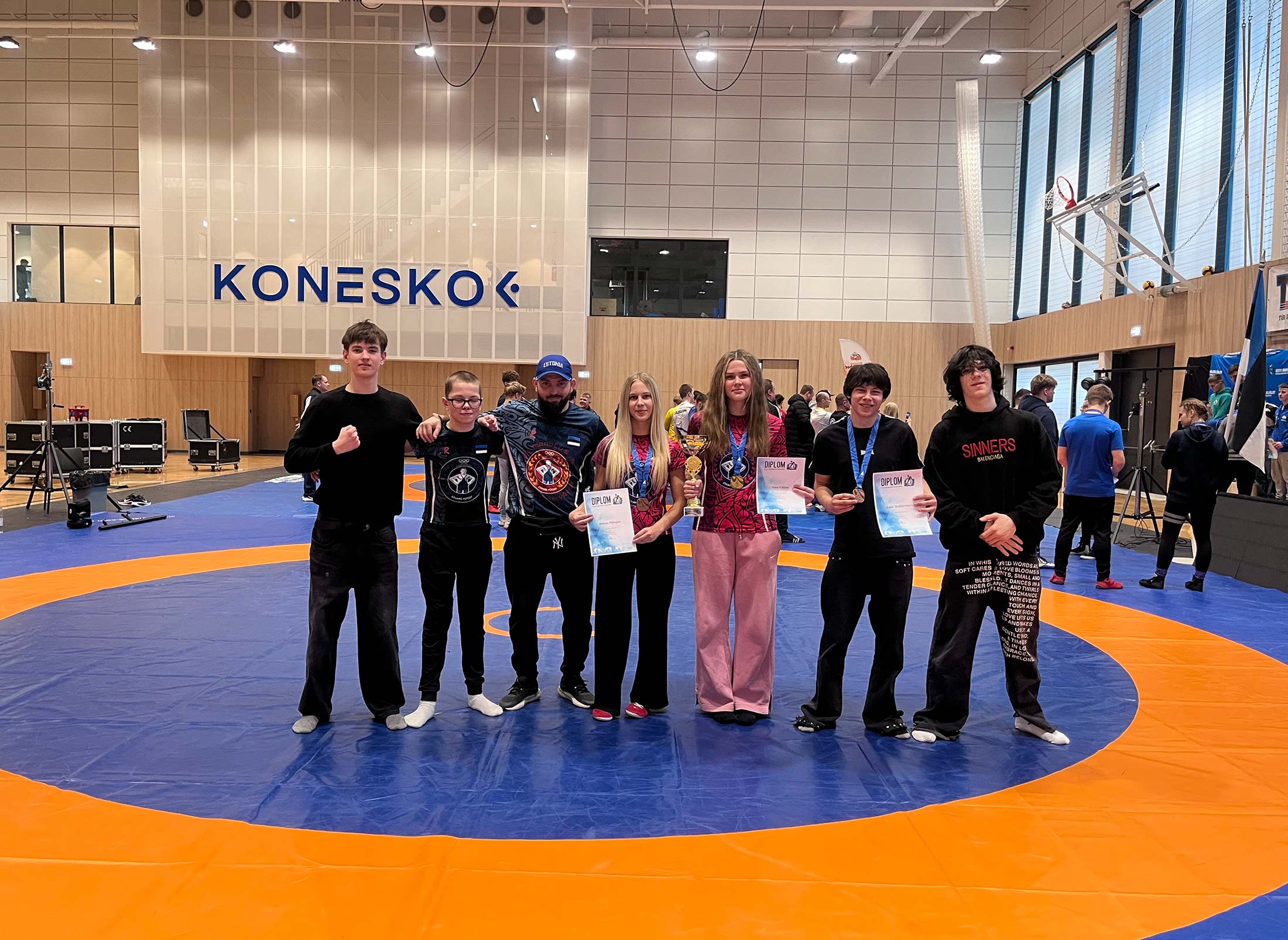 Maadlusklubi Pütsep / Võru spordikool. Foto: JAANEK LIPS